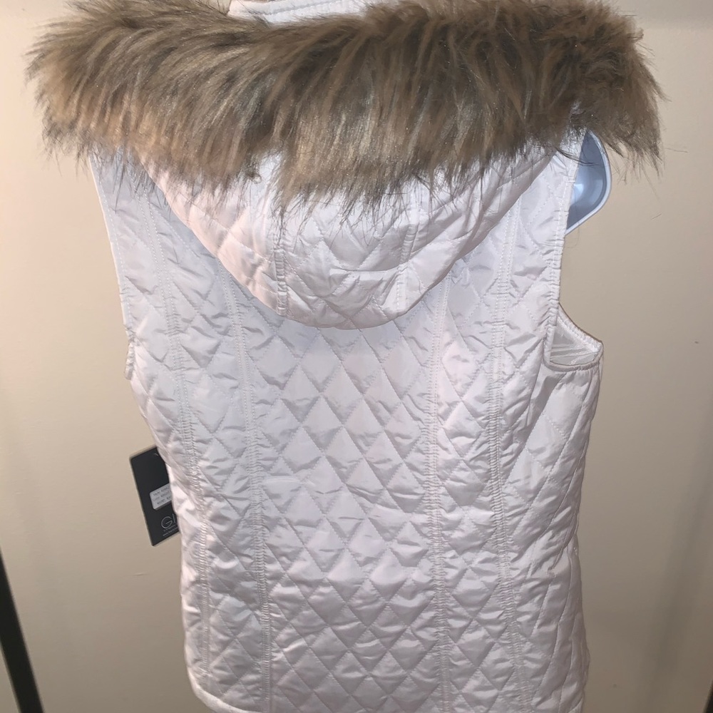 🎃 jacket vest with faux fur hood 🎃